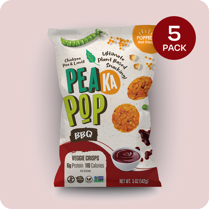PeaKaPop BBQ Veggie Crisps