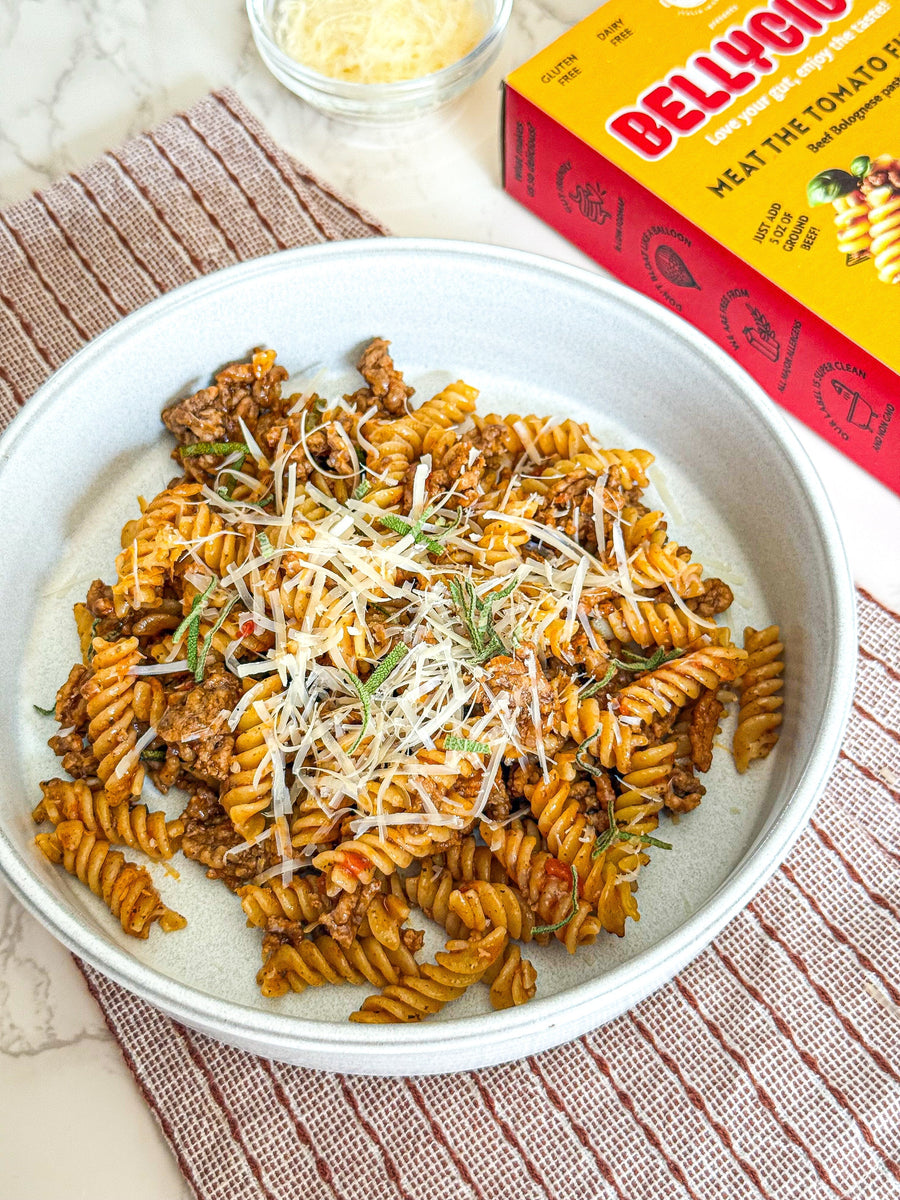 20-Minute Gluten-Free Beef Bolognese With Bellycious