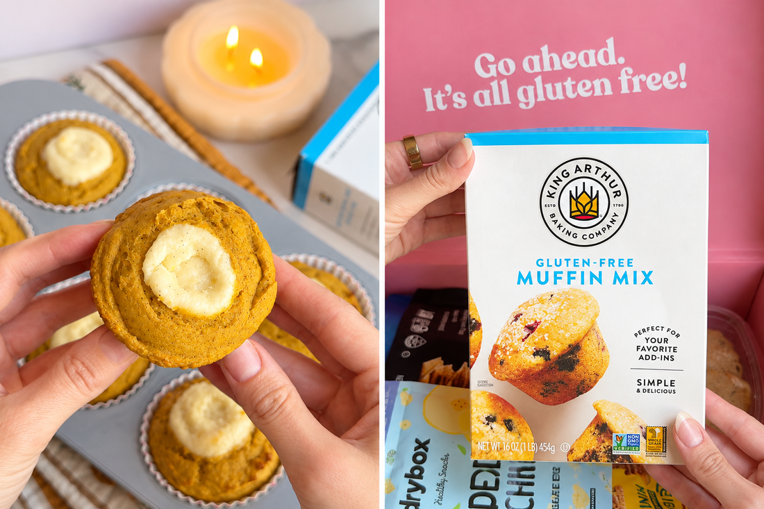 Easy Gluten-Free Pumpkin Cream Cheese Muffins