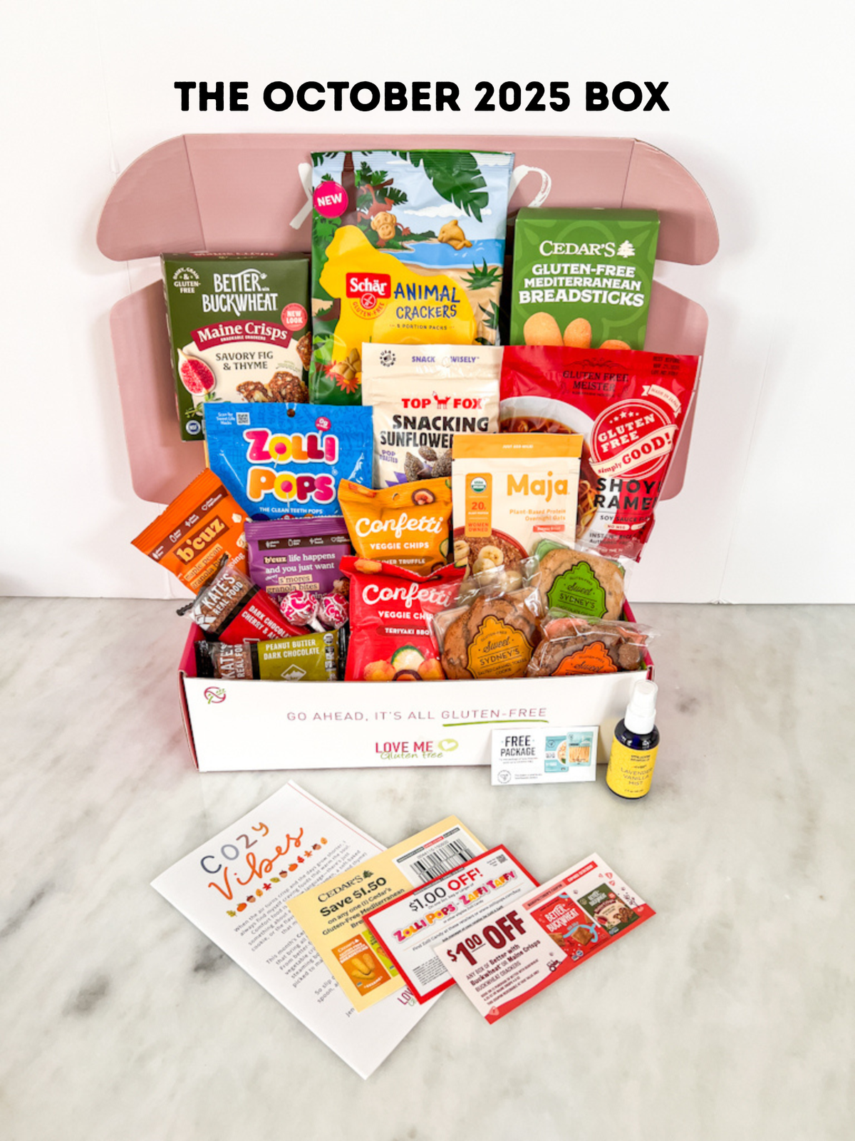 Box Week Package The October 2025 Box – Love Me Gluten Free