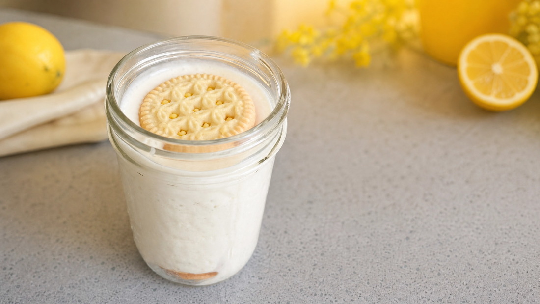 No-Bake Lemon Cheesecake Jars (Gluten-Free, Dairy-Free)