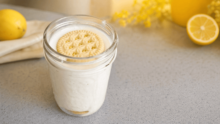 No-Bake Lemon Cheesecake Jars (Gluten-Free, Dairy-Free)