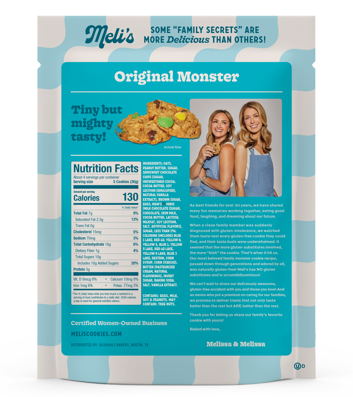 Meli's Original Monster Mini Cookies 3-Pack