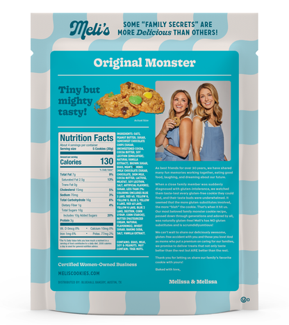 Meli's Original Monster Mini Cookies 3-Pack
