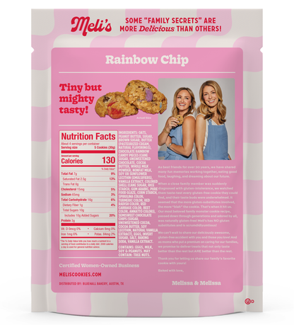Meli's Rainbow Chip Mini Cookies 3-Pack