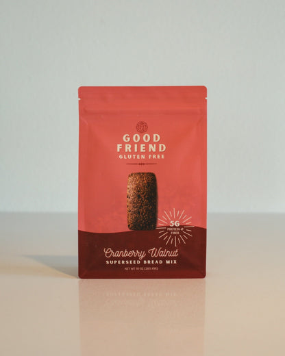 Assorted bread mixes in a variety pack from Good Friend, featuring four different types of bread dough in colorful packaging.