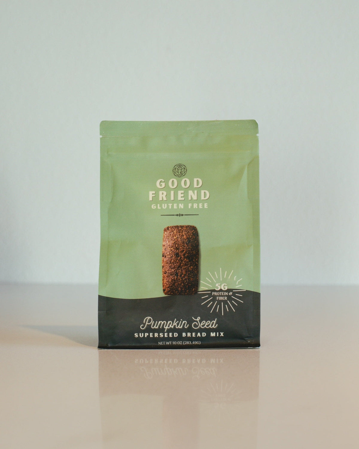 Assorted bread mixes in a variety pack by Good Friend, showing four different packaged bread baking mixes on a white background.