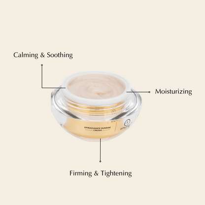 EpiLynx Sunrise Nourishing & Firming Face Serums set for sensitive skin with radiant glow and hydration, featuring two serum bottles.