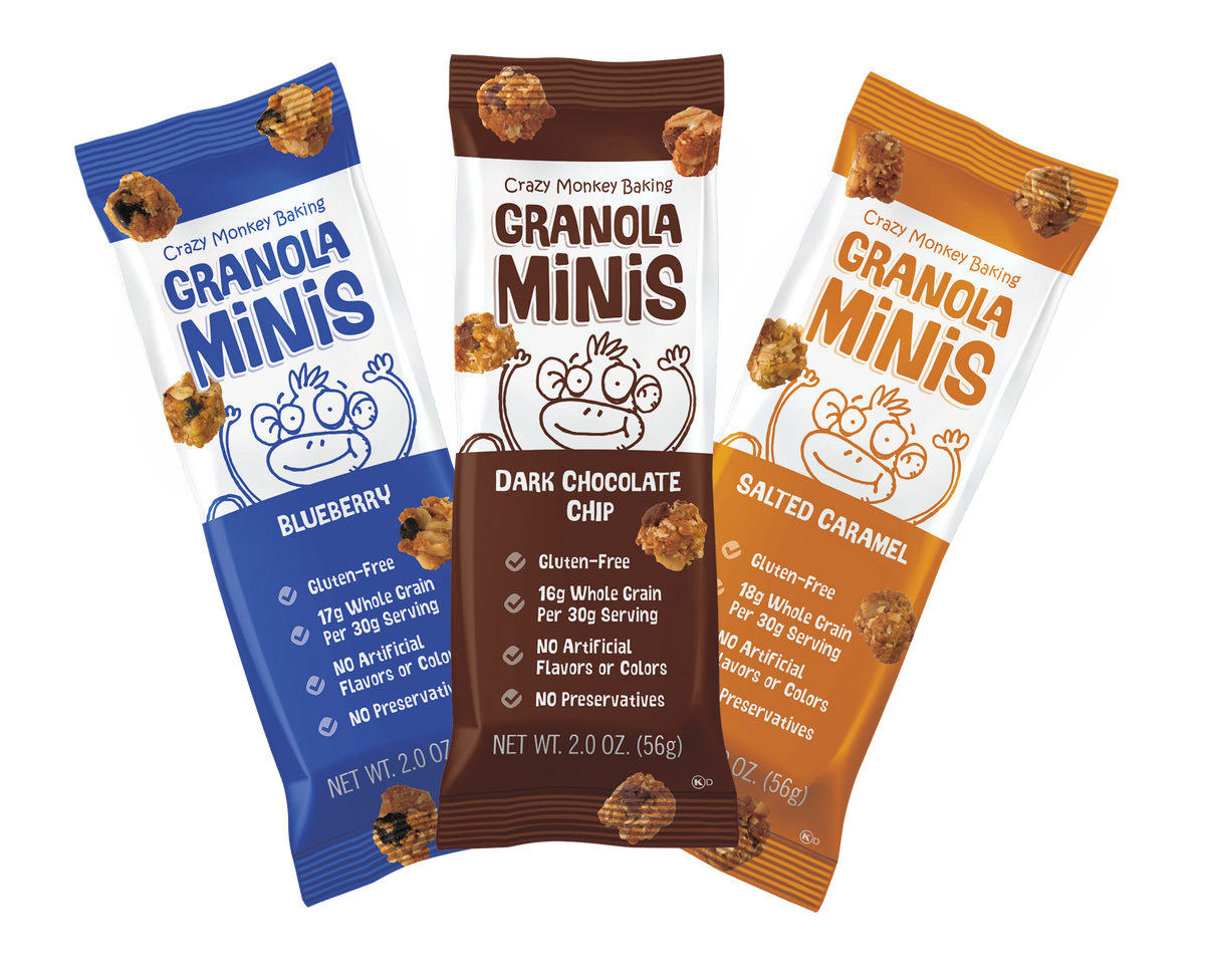 Crazy Monkey Grab & Go 12-Pack Granola