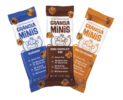 Crazy Monkey Grab & Go 12-Pack Granola