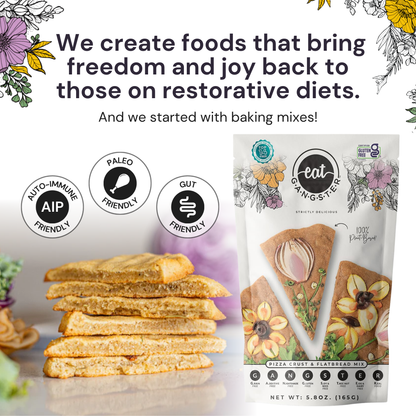 Eat G.A.N.G.S.T.E.R. VEGAN Pizza Crust & Flatbread Mix