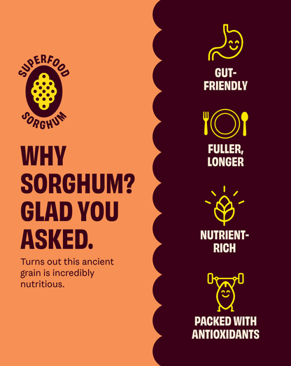 Cob Foods Seriously Cheesy popped sorghum snack in a bowl, showcasing cheesy flavor and crunchy texture.