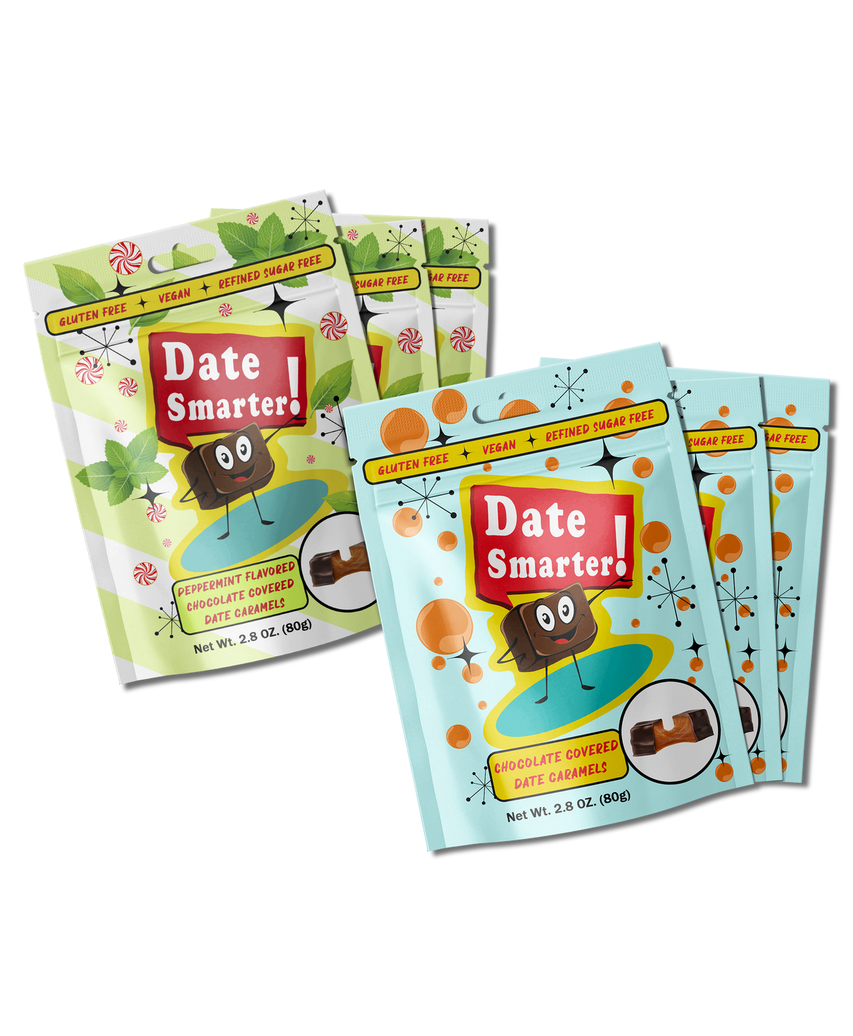 Date Smarter! Variety Pack: Peppermint & Original Flavor - 6pk