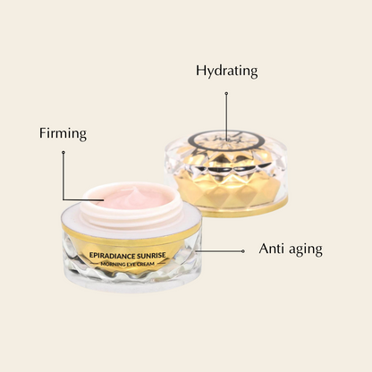 EpiLynx Sunrise Nourishing & Firming Face Serums set for sensitive skin with radiant glow and hydration benefits.