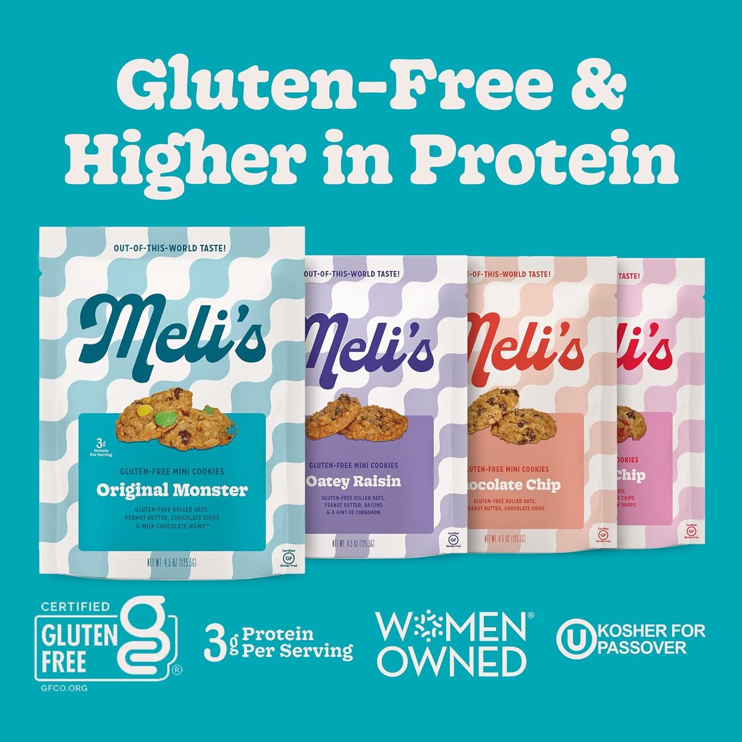 Meli's Original Monster Mini Cookies 3-Pack