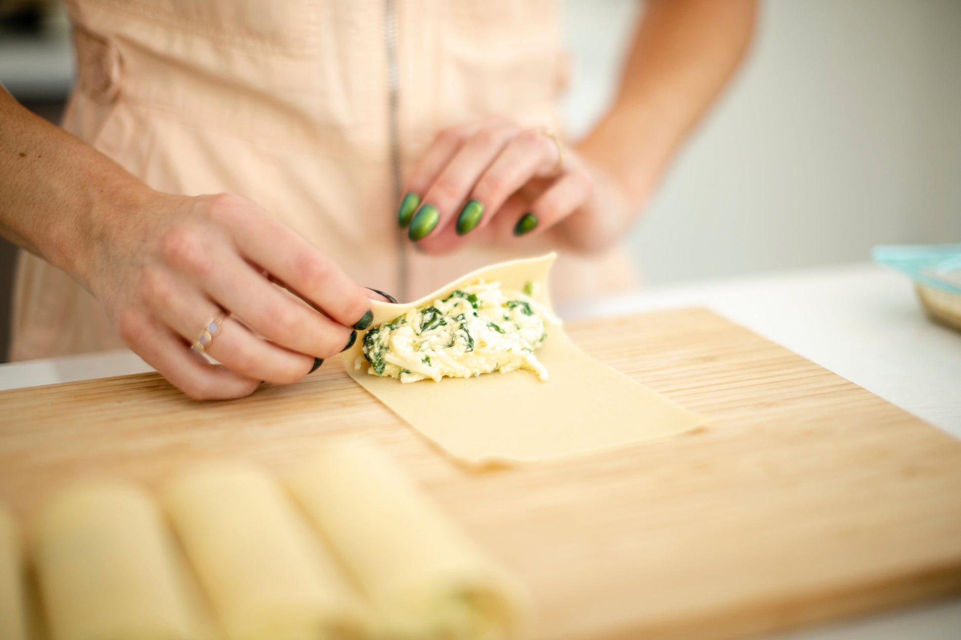 Fresh gluten-free lasagna sheets by Taste Republic Gluten-Free, stacked in a 6-pack, ready for cooking
