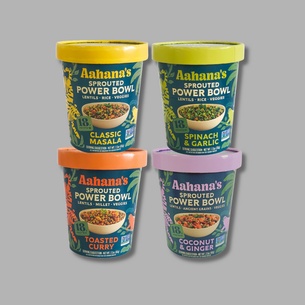 Aahana's Naturals Sprouted Power Bowl Variety Pack