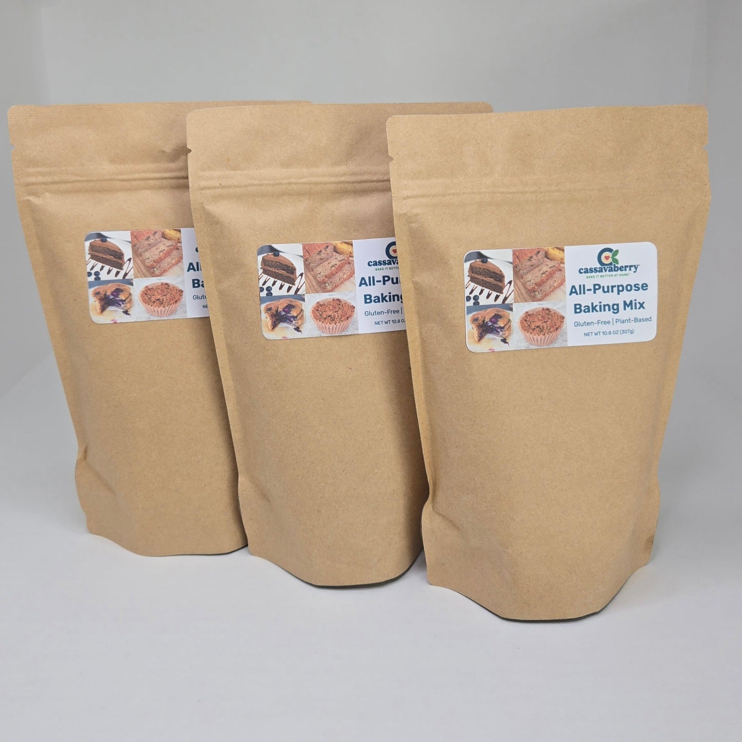 Cassavaberry All-Purpose Baking Mix | Plant-Based (3-pack)