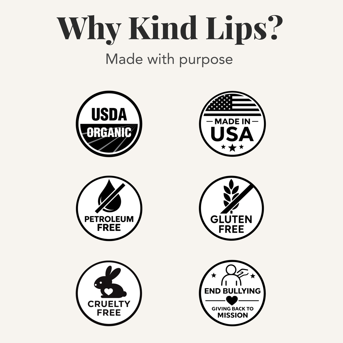 Kind Lips Made With Purpose (4 Pack)