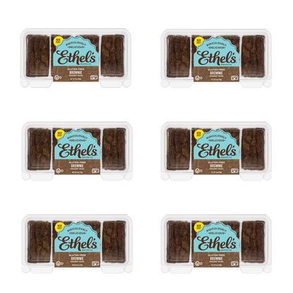 Ethel's Chocolate Brownie Bar by Ethels Baking Company, a rich and chewy dessert bar with chocolate flavor, 24-pack.