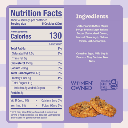Meli's Oatey Raisin Cookie Mix (3-Pack)