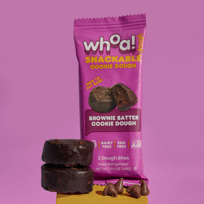 Whoa!Dough Snackable Brownie Batter Cookie Dough