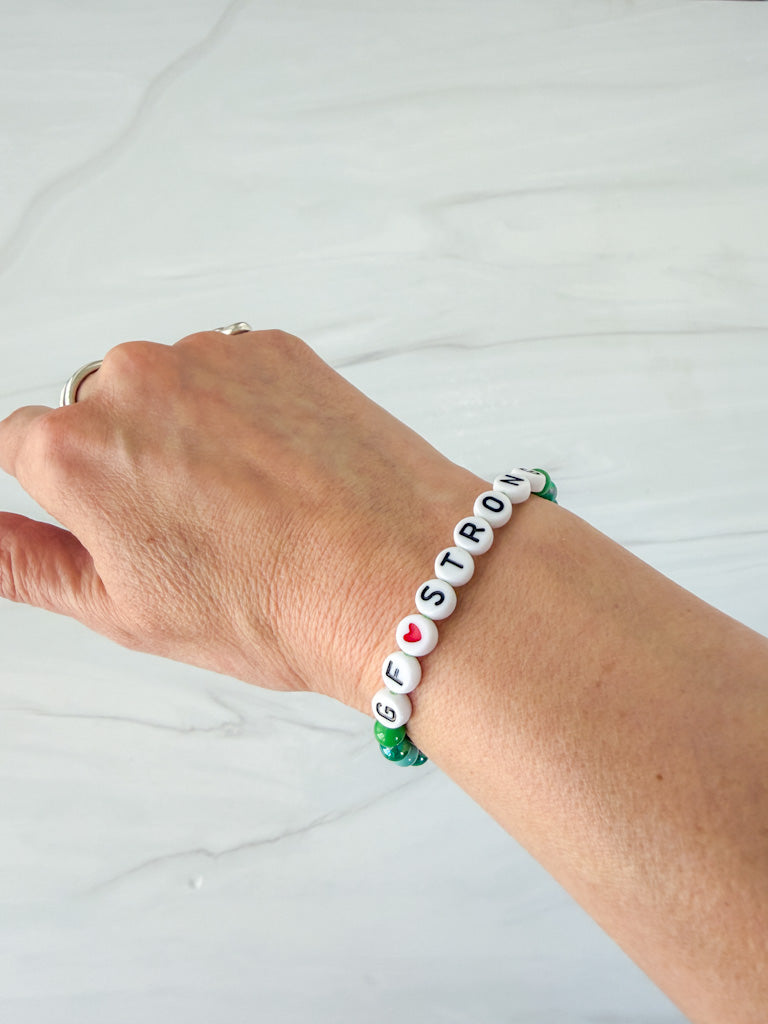 Gluten-Free Bracelet: "GF Strong"