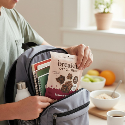 Breakin Snacks Brownie Batter Oat Clusters (3 or 6 pack)