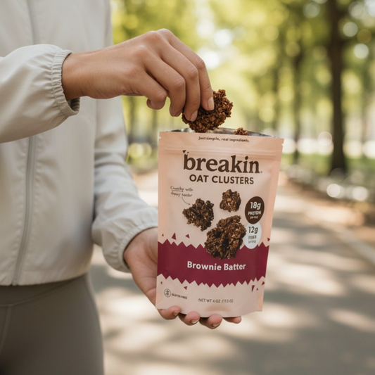 Breakin Snacks Brownie Batter Oat Clusters (3 or 6 pack)