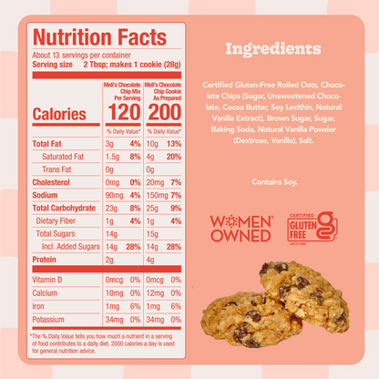Meli's Chocolate Chip Cookie Mix (3-Pack)