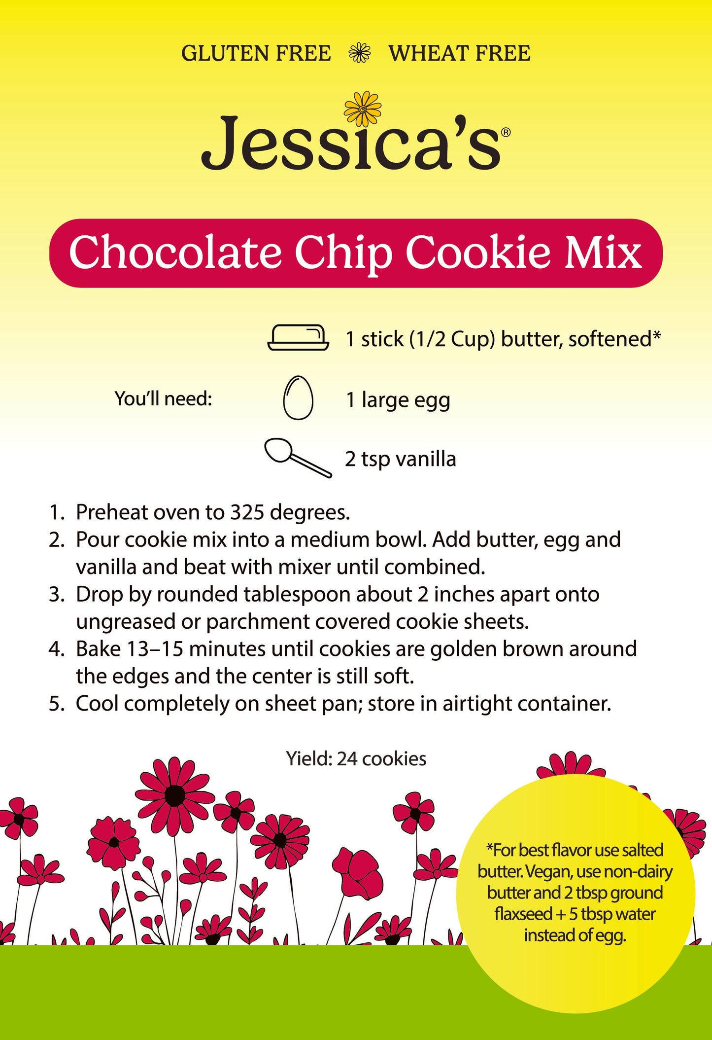 Jessica's Chocolate Chip Cookie Mix