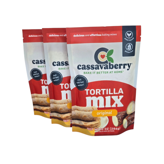 Cassavaberry Tortilla Mix | Grain-Free (3-pack)