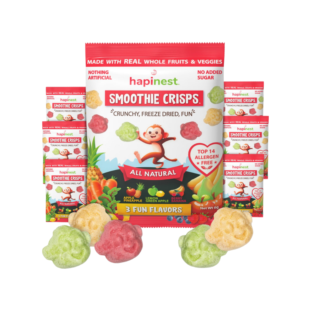 Hapinest 3 Fun Flavors Smoothie Crisps