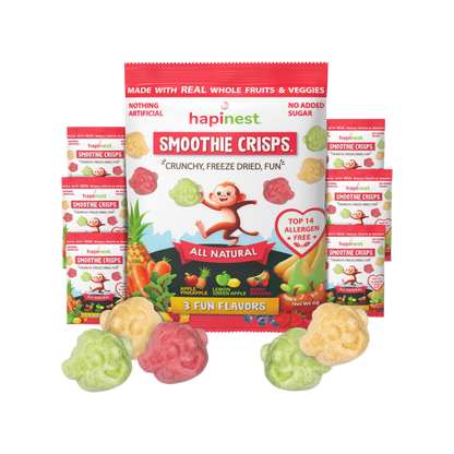Hapinest 3 Fun Flavors Smoothie Crisps