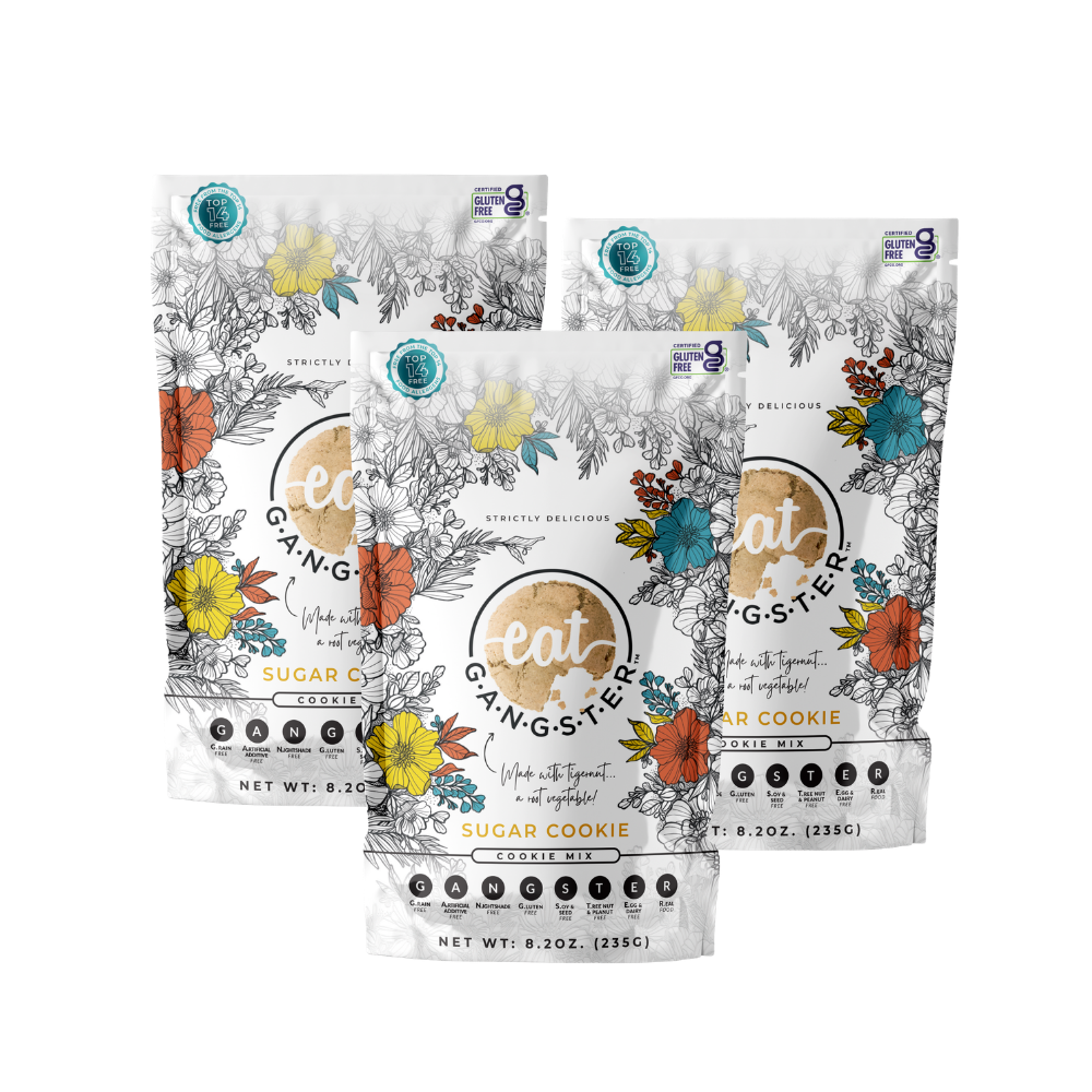 Eat G.A.N.G.S.T.E.R. Sugar Cookie Mix in a colorful package, ready for baking delicious homemade sugar cookies.