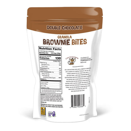 Crazy Monkey Double Chocolate Granola Brownie Bites