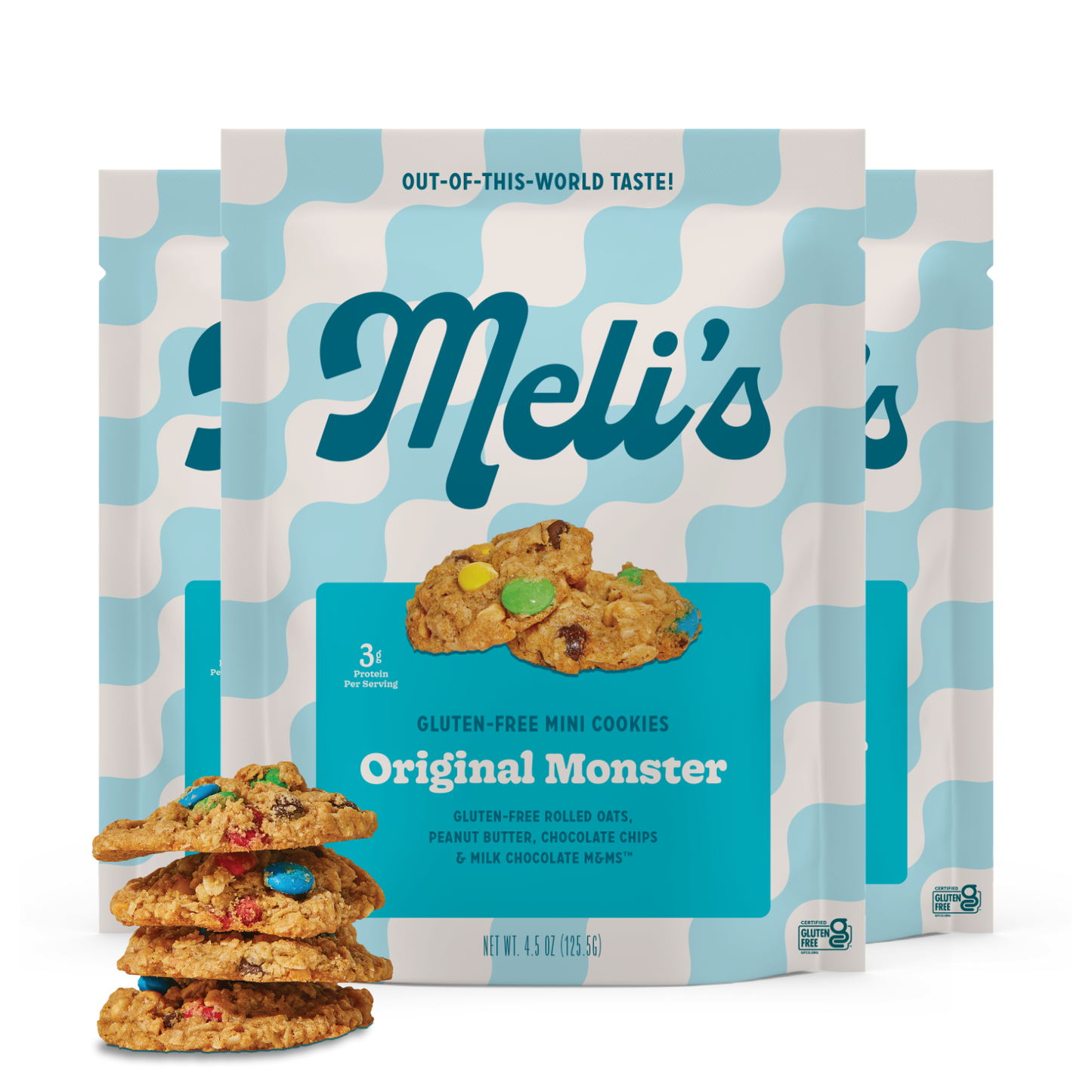 Meli's Original Monster Mini Cookies 3-Pack