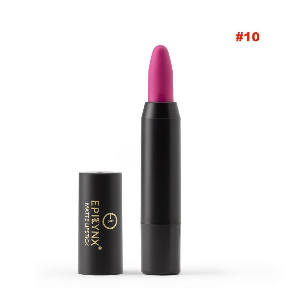 EpiLynx Perfect Lip Crayon in shade 10, a hydrating, vegan, gluten-free lipstick balm pencil with a smooth, buildable finish.