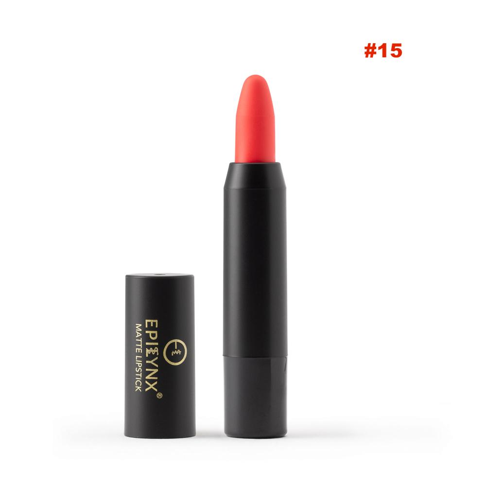 EpiLynx Perfect Lip Crayon in a sleek pencil form, showing a vibrant, hydrating vegan and gluten-free lipstick balm.