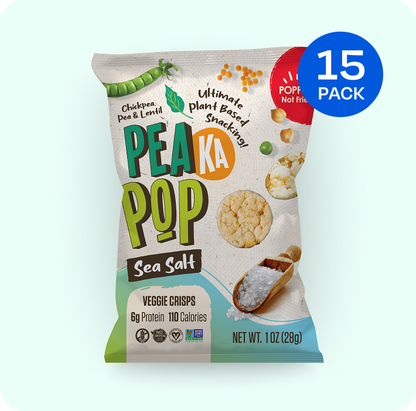 PeaKaPop Sea Salt Veggie Crisps