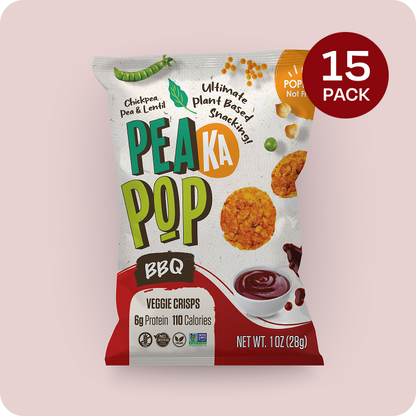 PeaKaPop BBQ Veggie Crisps