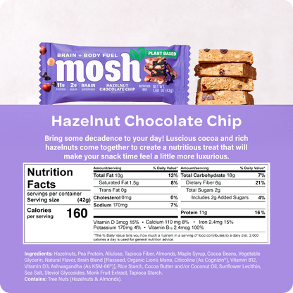 Mosh Hazelnut Chocolate Chip