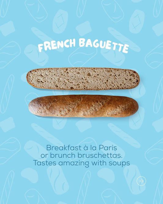 Heaven GF Bakery French Vegan Sourdough Baguette (4 Pack)