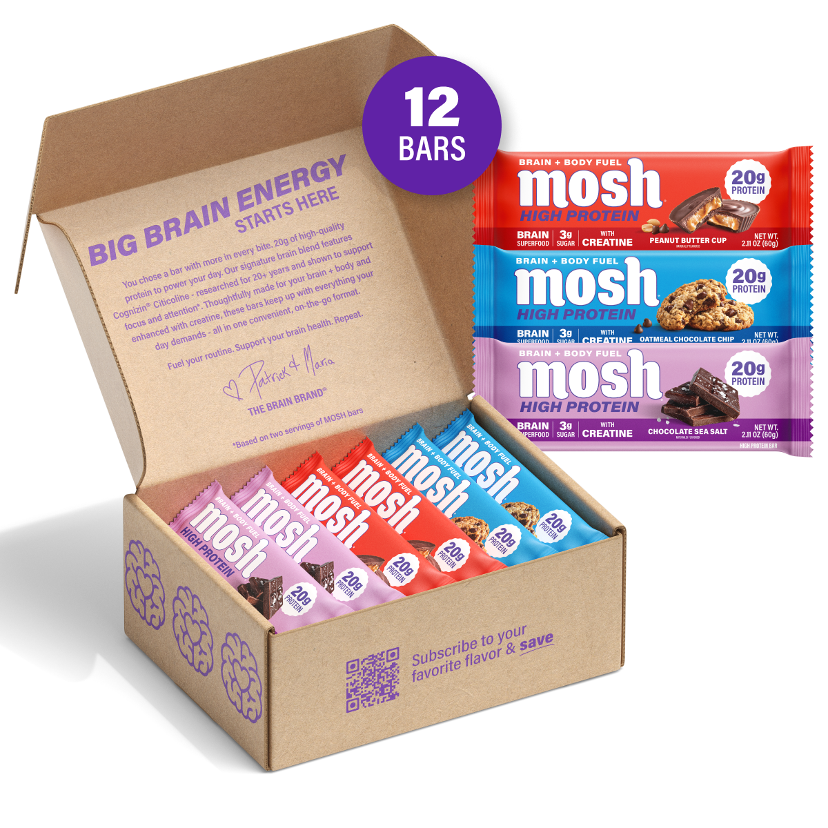 Mosh High Protein Variety Pack