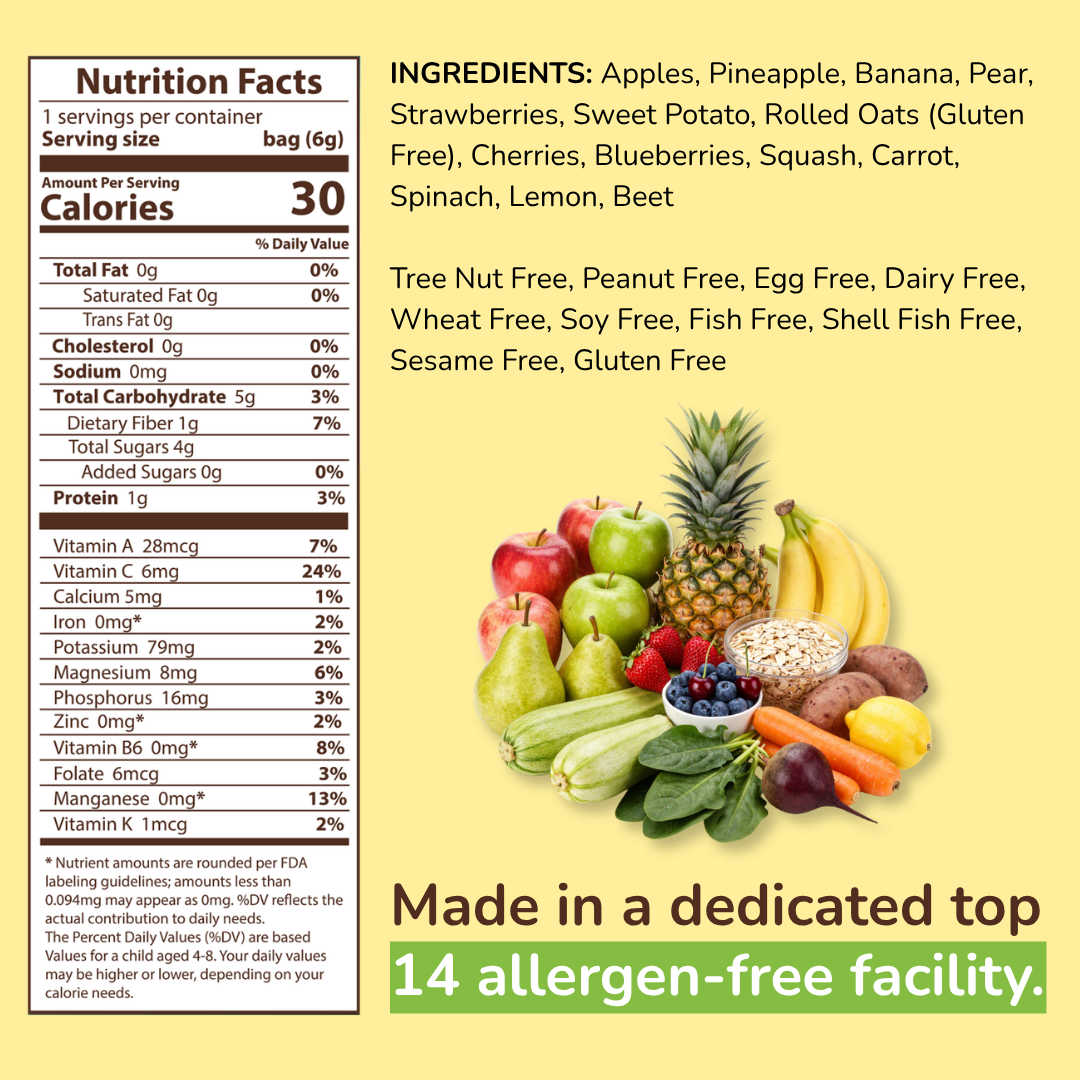 Hapinest 3 Fun Flavors Smoothie Crisps