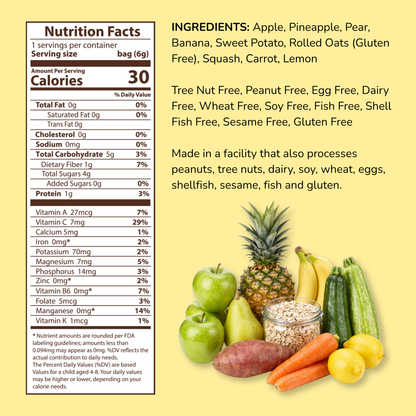 Hapinest Pineapple Apple Smoothie Crisps