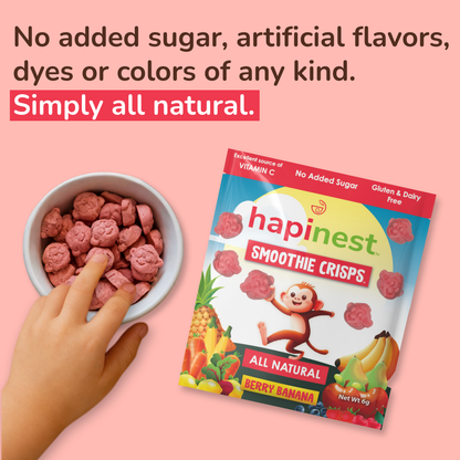 Hapinest Berry Banana Smoothie Crisps