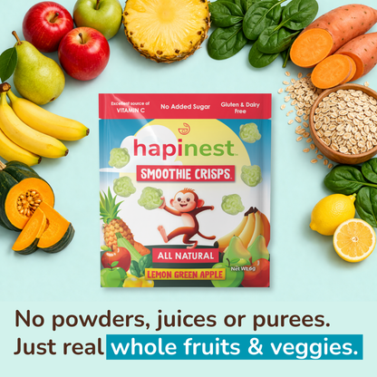 Hapinest Lemon Green Apple Smoothie Crisps
