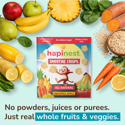 Hapinest Pineapple Apple Smoothie Crisps