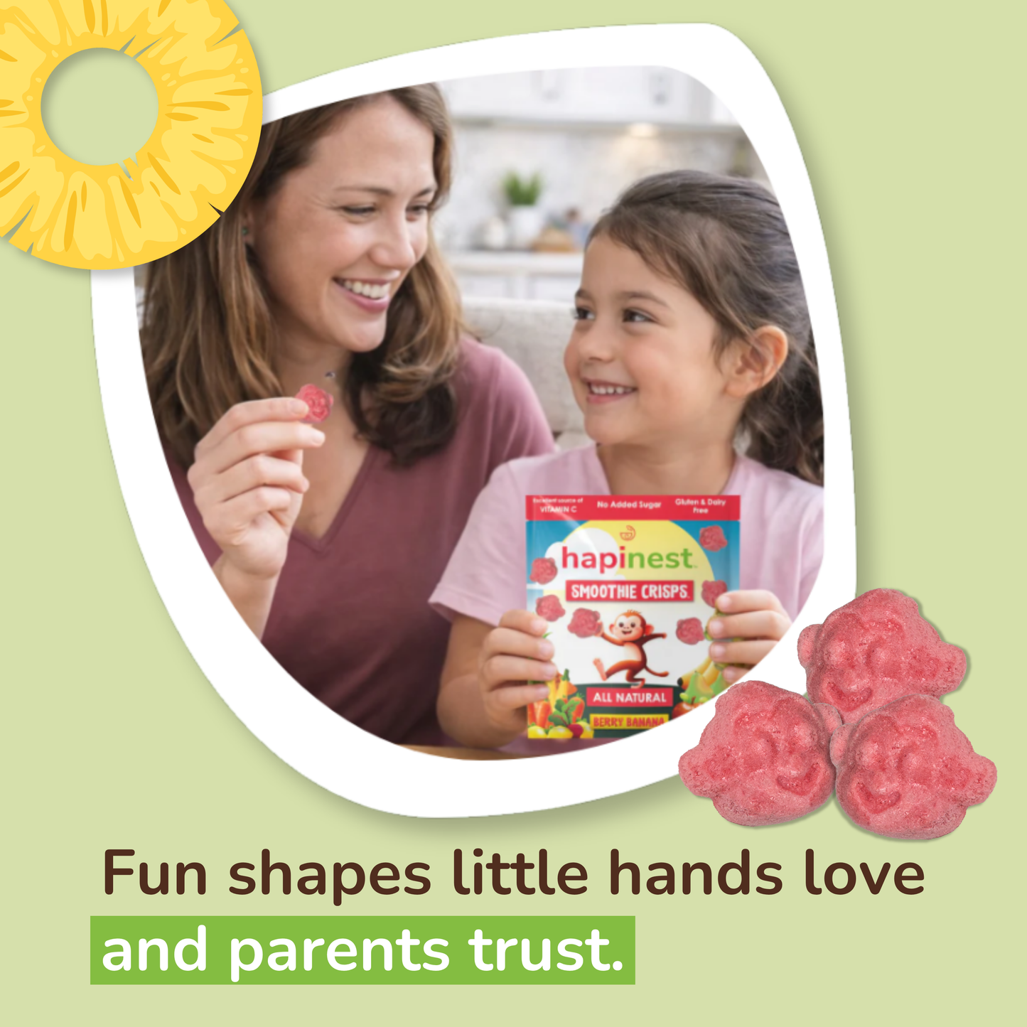 Hapinest Berry Banana Smoothie Crisps